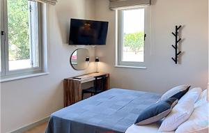 Voodi või voodid majutusasutuse Gorgeous Home In Zaton toas