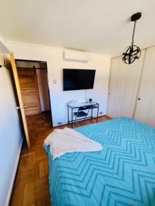 Μια τηλεόραση ή/και κέντρο ψυχαγωγίας στο Central Santiago Haven +45 φωτογραφίες