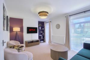 Istumisnurk majutusasutuses Comfortable, Stylish 3 Bed House with Off Street Parking and Superfast Wi-Fi