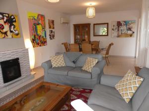 Et opholdsområde på Villa Mara