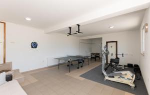 Habitación con gimnasio y mesa de ping pong. en Villa Tea - Makarska by Villas Guide, en Nenadići