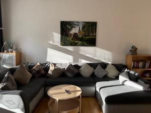 Posezení v ubytování Ferienwohnungen Am Westerntor Amber Pepe und Paula inkl Parkplatz