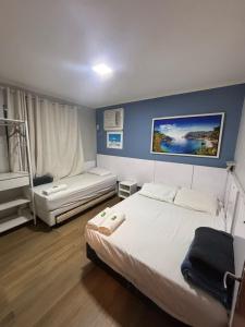 Postel nebo postele na pokoji v ubytování Maravilhosos Apartamento completo Marina Clube + 74 fotografií