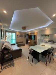 Kuchyň nebo kuchyňský kout v ubytování Maravilhosos Apartamento completo Marina Clube