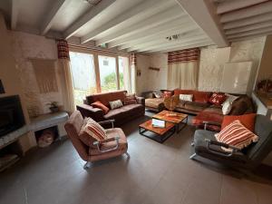 Χώρος καθιστικού στο gites de Warincthun