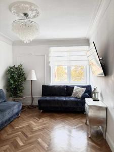 Posezení v ubytování Apartament Muszelka Nadmorskie Miejsce + 18 fotografií