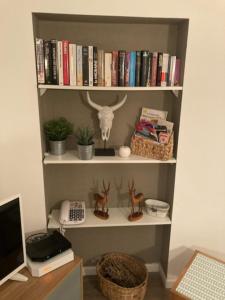 Knihovna v prázdninového domu