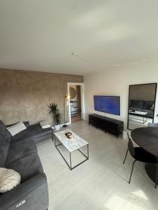 Μια τηλεόραση ή/και κέντρο ψυχαγωγίας στο Superb apartment in central Copenhagen