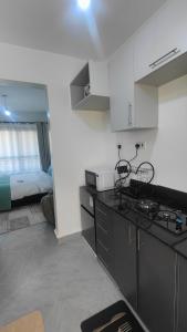 Η κουζίνα ή μικρή κουζίνα στο Studio Apartment - The Arc II