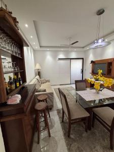 Posezení v ubytování Casa com Vista de Caxambu