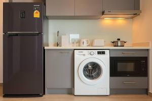 Køkken eller tekøkken på Peaceful Stylish and cozy condo