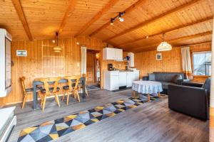 Kuchyň nebo kuchyňský kout v ubytování Bergners Hütte