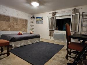 Ένα ή περισσότερα κρεβάτια σε δωμάτιο στο Villa Ines +41 φωτογραφίες