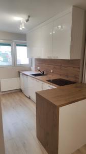 Η κουζίνα ή μικρή κουζίνα στο Apartament Sobótka