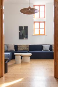 Χώρος καθιστικού στο Architektenhaus am Pölkentor