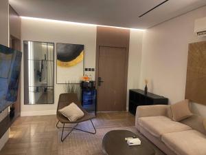 Χώρος καθιστικού στο bright -