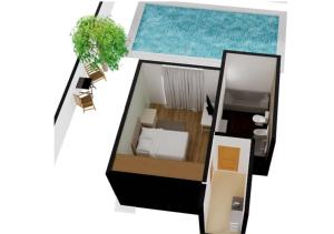 Postel nebo postele na pokoji v ubytování Suite - Recanto da Lima - com entrada independente + 32 fotografií