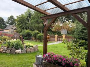 Κήπος έξω από το Ferienwohnungen WeberHaus +12 φωτογραφίες