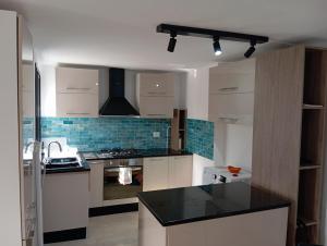 Kuchyň nebo kuchyňský kout v ubytování duplex Hammamet + 19 fotografií