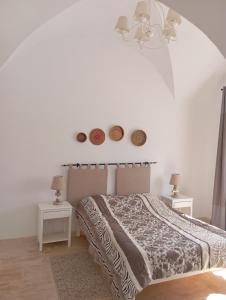 Postel nebo postele na pokoji v ubytování duplex Hammamet