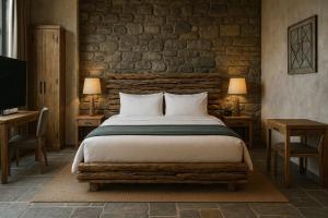 Postel nebo postele na pokoji v ubytování Petasan Jagwe