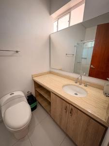 Koupelna v ubytování Hotel Boutique Casa Concordia