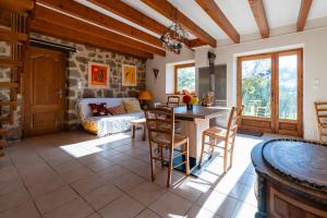 Χώρος καθιστικού στο Le Mas Saint Victor