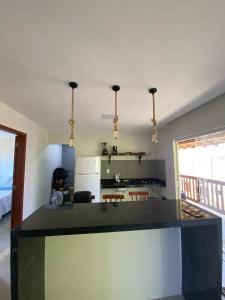 Η κουζίνα ή μικρή κουζίνα στο Apartamento Exclusivo Inteiro perto da Vila - Barra Grande Beach Stay