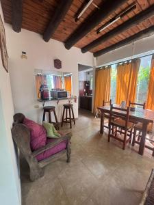 Posezení v ubytování La casita de Pablo