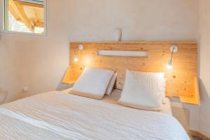 Postel nebo postele na pokoji v ubytování Eco Gîte