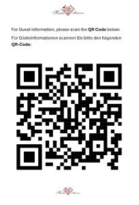 a black and white puzzle with a qr code at Hotel Harder Minerva in Interlaken