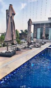 Πισίνα στο ή κοντά στο شاليه هوانا