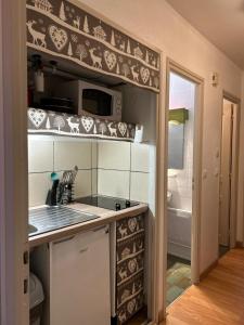 Kuchyň nebo kuchyňský kout v ubytování La grande Ourse de Font Romeu