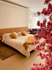 Postel nebo postele na pokoji v ubytování VILLA CRISTAL + 110 fotografií