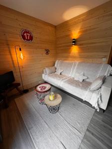 Khu vực ghế ngồi tại Charmant studio Morzine Centre
