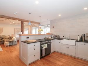 Köök või kööginurk majutusasutuses The Threshing Barn