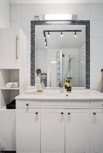 Koupelna v ubytování Spacious and nice apartment close to the city center