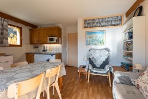 Kuchyň nebo kuchyňský kout v ubytování Les Granges - Vue Panoramique