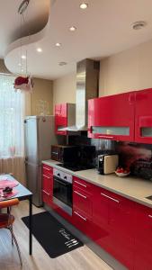 Η κουζίνα ή μικρή κουζίνα στο HomeinRiga