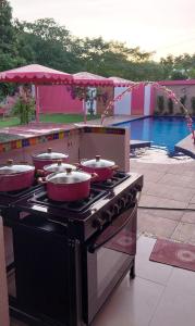 Πισίνα στο ή κοντά στο Family Space - Chacara Rosa Beautiful and Comfortable