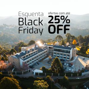 an image of a building with the words black off at Wanderlust Experience Hotel BW Signature Collection OFICIAL in Campos do Jordão