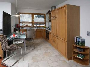 Η κουζίνα ή μικρή κουζίνα στο Haus am Wald