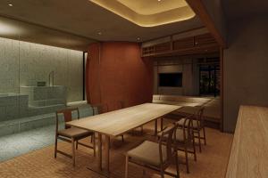 Μια τηλεόραση ή/και κέντρο ψυχαγωγίας στο Hotel Fork & Knife Miyajima