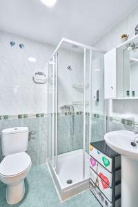 Ένα μπάνιο στο San Justo Suites