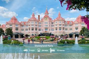 una representación del complejo Disneyland Paris en The Avengers House, 7 pers 10 min Disneyland Paris, en Magny-le-Hongre 2 fotos más