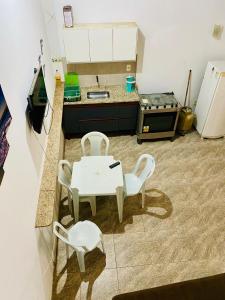 Kuchyň nebo kuchyňský kout v ubytování Loft Bertos - Búzios