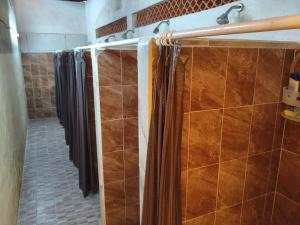 Koupelna v ubytování Hostal iker