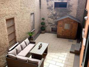 Χώρος καθιστικού στο Oasi di Relax sul Lago di Garda