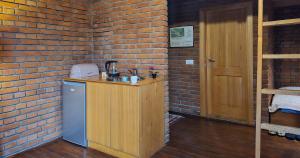 Kuchyň nebo kuchyňský kout v ubytování Lura Agroturizem