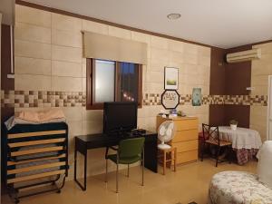 Istumisnurk majutusasutuses Monte Campo Olivos Studio